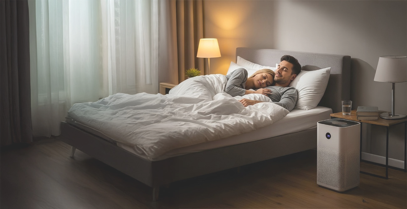 jakość powietrza a sen