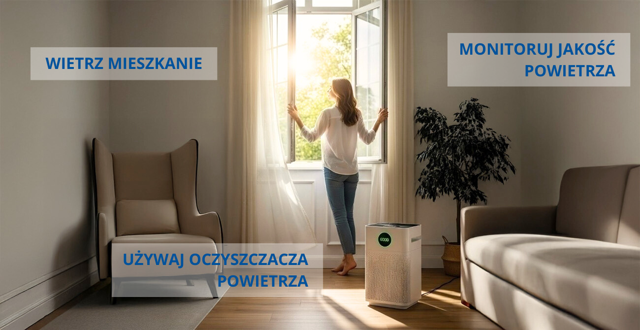 wpływ powietrza na jakość snu