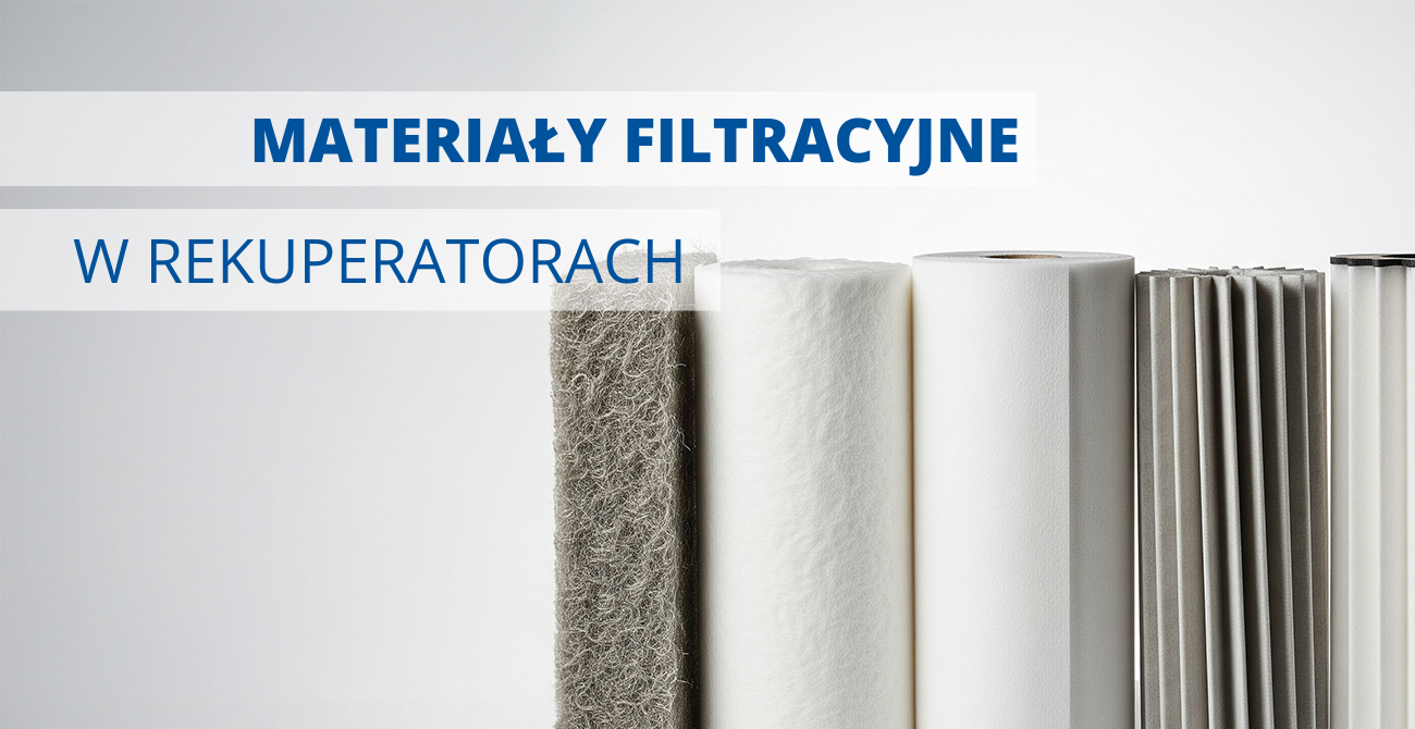materiały filtracyjne w rekuperatorach